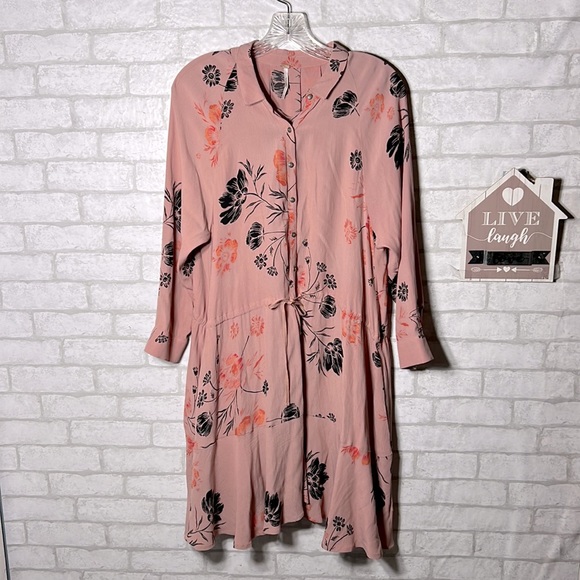 Free People Dresses & Skirts - Free people pink/rose floral dress size XS
